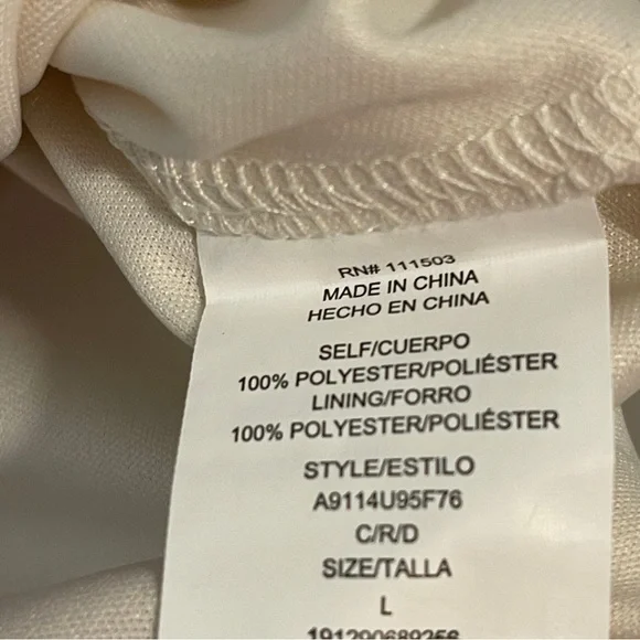 Lily Rose Striped Off Shoulder Shorts Maxi Dress Romper Women's L - Picture 7 of 8